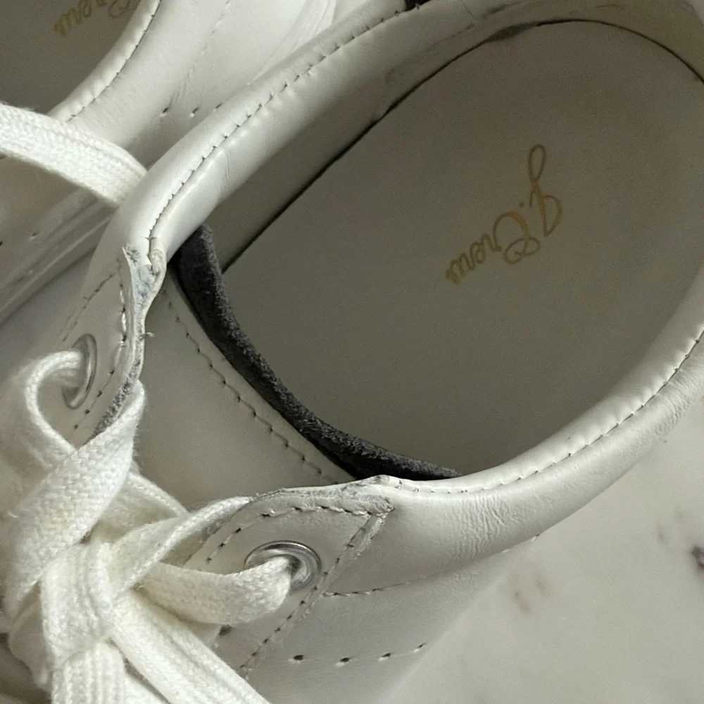 J crew Saturday Sneakers With Dark Suede Detail Size 8